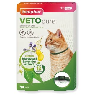Beaphar Veto Pure Bio Collar for Cats 貓用防蚊驅虱帶 (有效4個月)