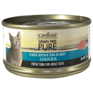Canidae Wet Cat Food - Pure Flaked Skipjack Tuna in gravy 70g