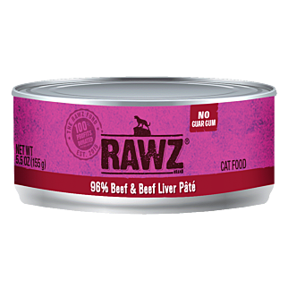 Rawz 全貓罐頭 - 牛肉及牛肝肉醬配方155g