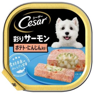 Cesar西莎狗濕糧 - 料理系列 - 薯仔紅蘿蔔三文魚 100g