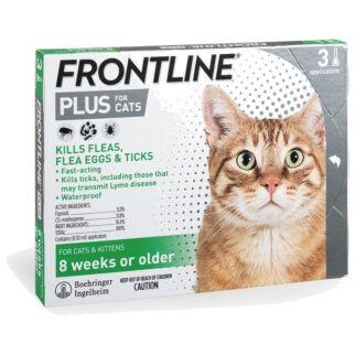 Frontline Plus for Cats & Kittens (8 Weeks+), 3 Applications