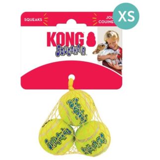 KONG Dog Toy - Squeaker Air Tennis Balls - XS