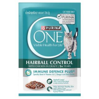 Purina ONE 貓濕糧 - 成貓去毛球配方 (雞肉) 70g