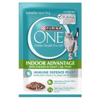 Purina ONE 貓濕糧 - 室內成貓配方 (雞肉) 70g