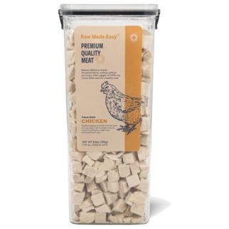 Raw Made Easy Cat & Dog Treat - Freeze-Dried Chicken Meat Cubes 250g
