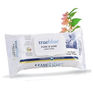 TrueBlue 天然幼犬清潔綿 - 100張裝