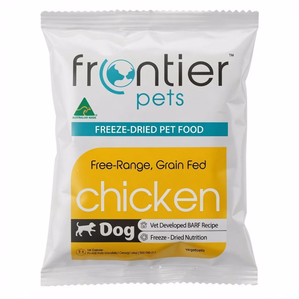Frontier Pets Dog Food - Freeze Dried Raw Free Range Chicken