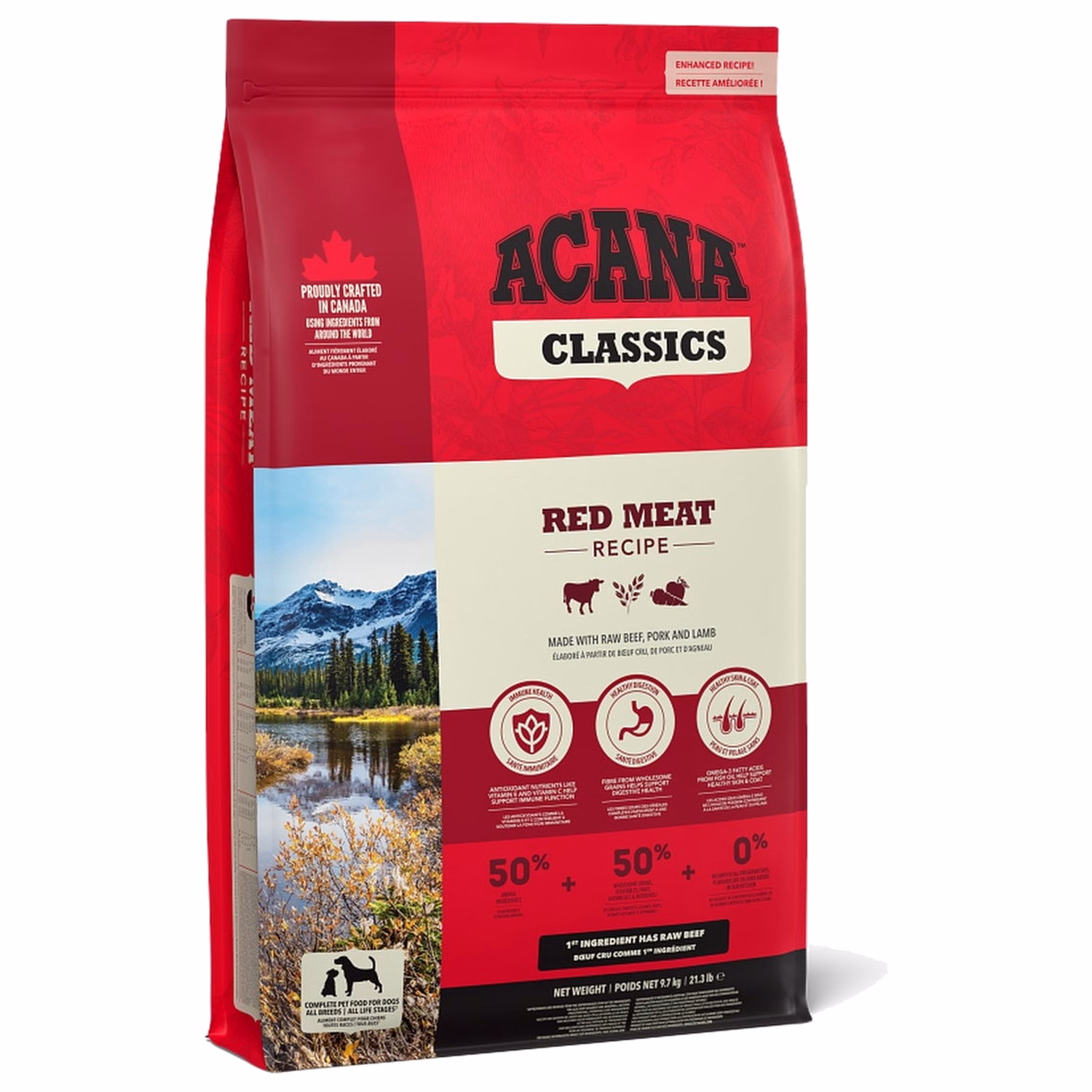 Acana 加拿大愛肯拿狗乾糧 - 經典紅肉(牛肉 + 羊肉)配方 14.5kg