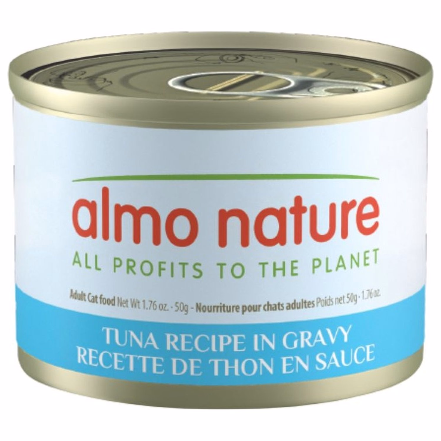 Almo Nature 貓主食罐頭 - HQS 室內配方 - 吞拿魚肉汁配方 50g