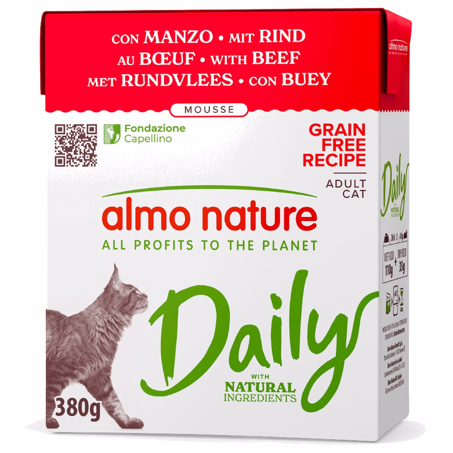 Almo Nature Daily 貓用紙盒 - 牛肉