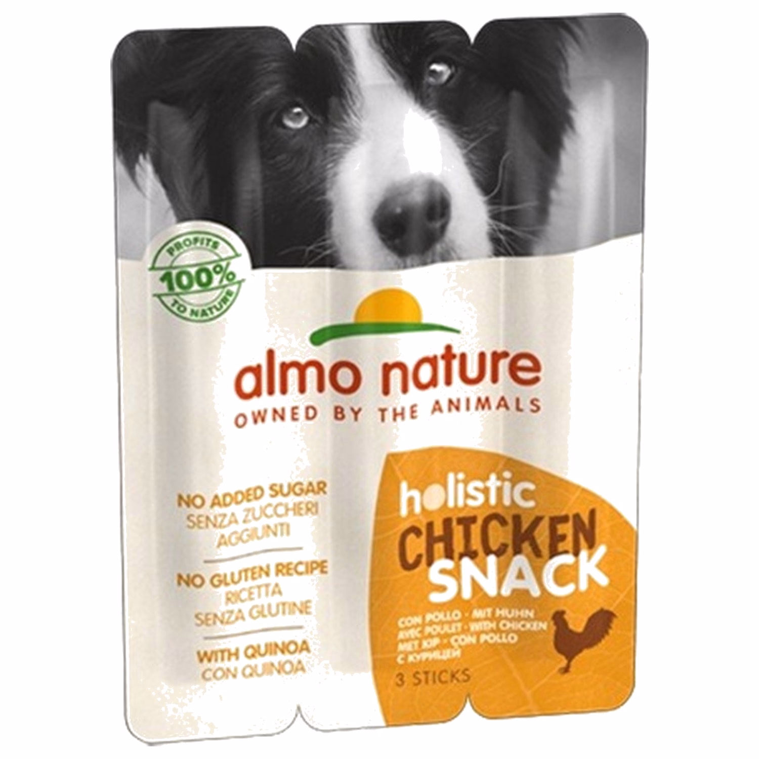 Almo Nature 狗小食 - Holistic雞肉棒 30g | 10g x 3條 - EXP 13-07-2026