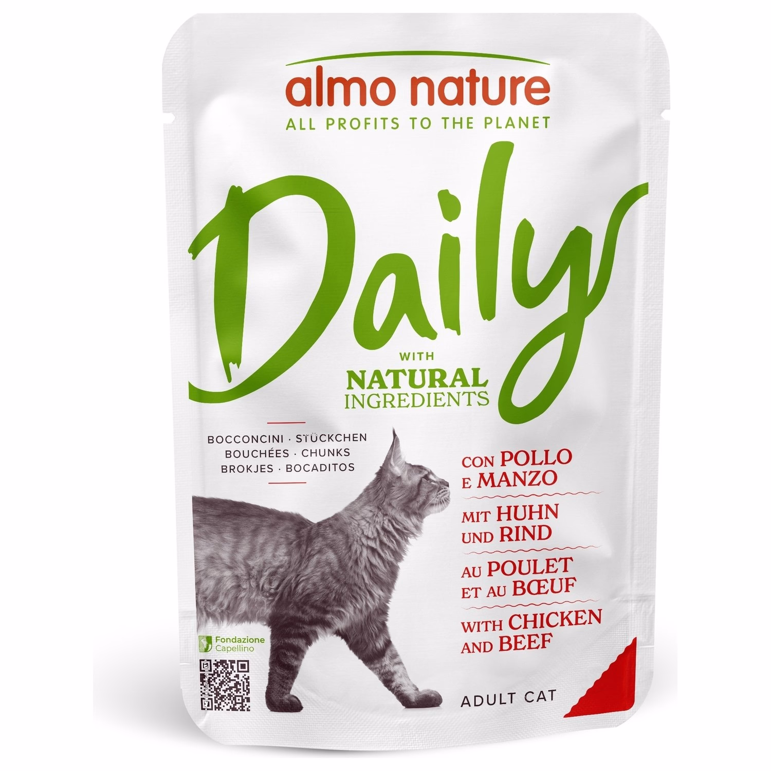 Almo Nature Daily Menu Cat Pouch - Chicken & Beef 70g
