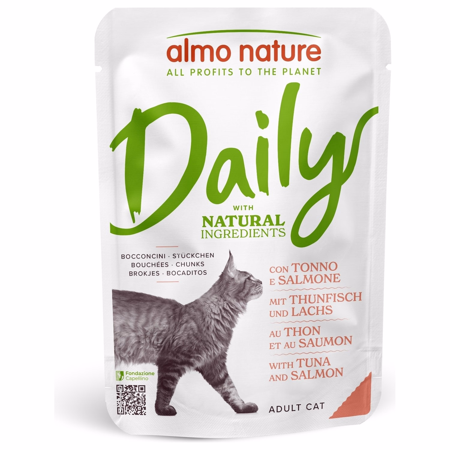 Almo Nature 貓濕糧 - Daily - 吞拿魚三文魚配方 70g