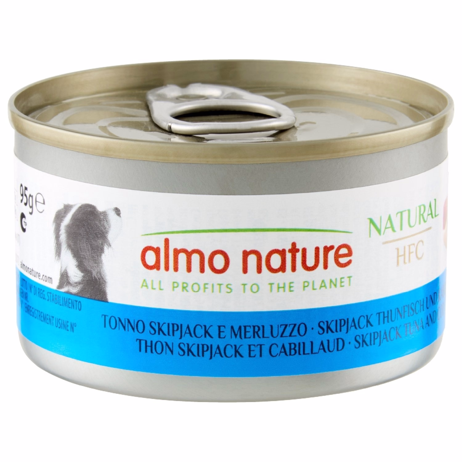 Almo Nature Dog Can - HFC Human Grade - Skipjack Tuna 95g