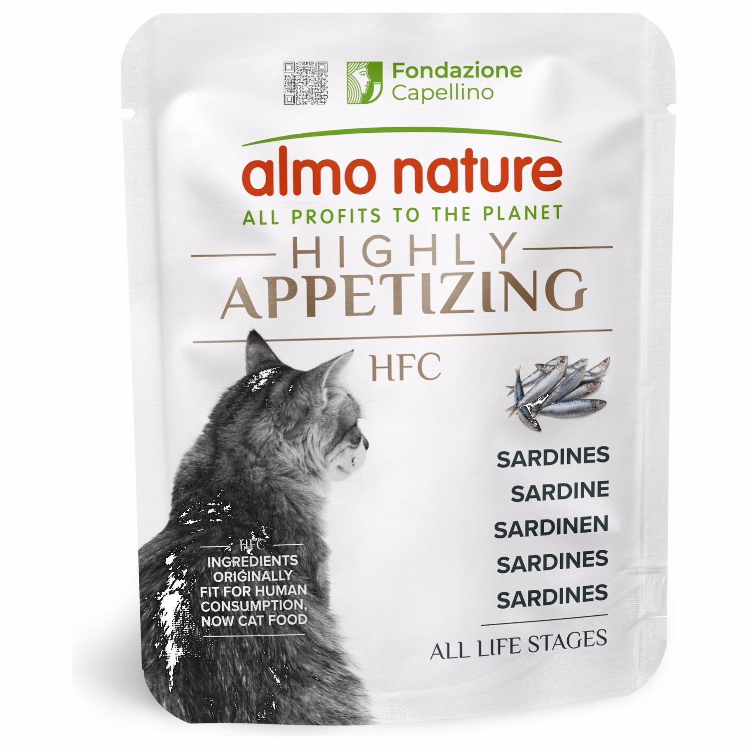 Almo Nature HFC 貓濕糧 - 開胃精華鮮燉包 - 沙丁魚配方 50g