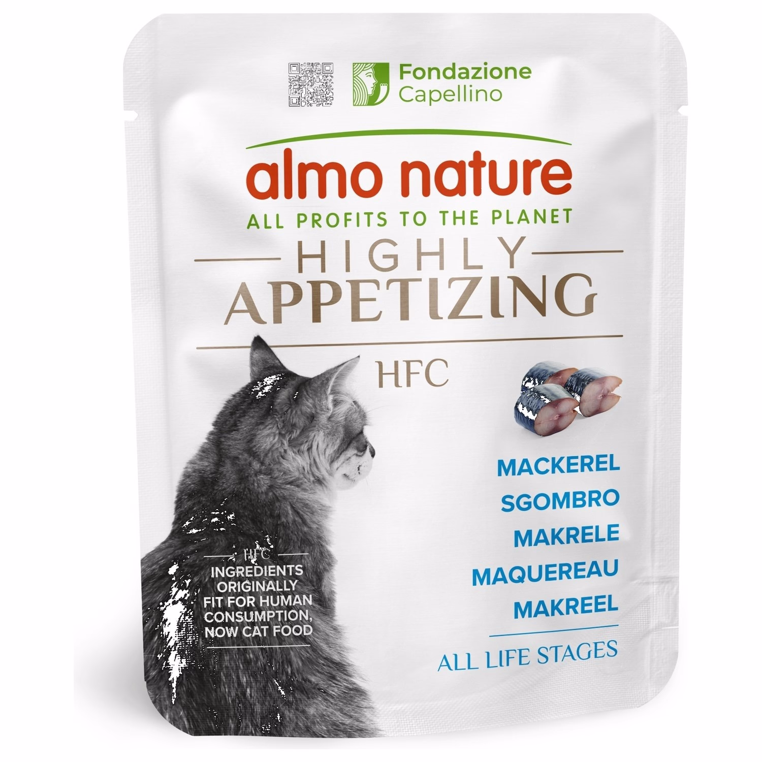 Almo Nature HFC 貓濕糧 - 開胃精華鮮燉包 - 鯖魚配方 50g