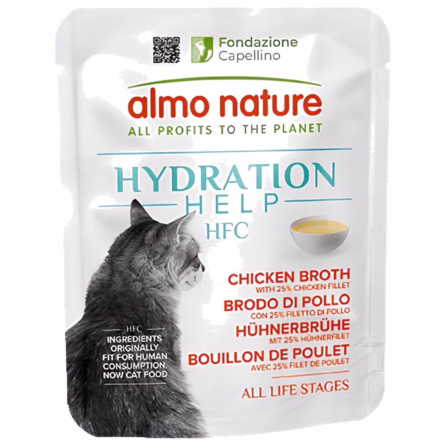 Almo Nature HFC 貓濕糧 - 水潤護理鮮湯包 - 雞肉高湯+雞柳配方 50g