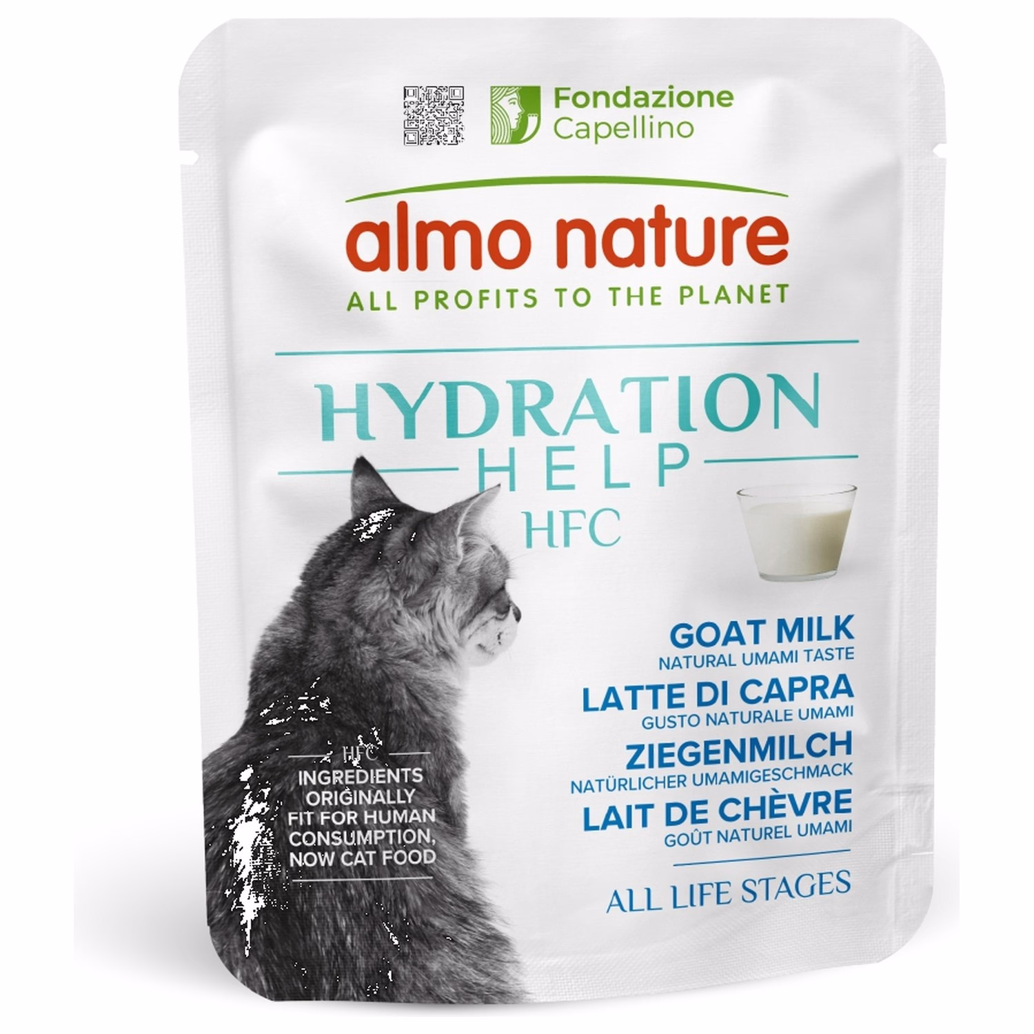 Almo Nature HFC 貓濕糧 - 水潤護理鮮湯包 - 山羊奶 50g