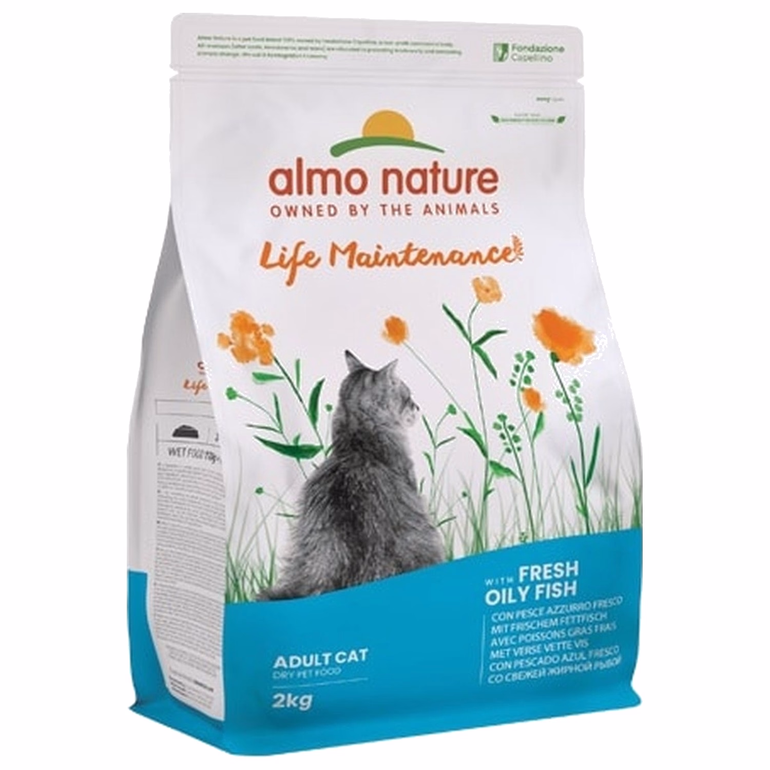Almo Nature 貓乾糧 - Life Maintenance - 深海油魚配方