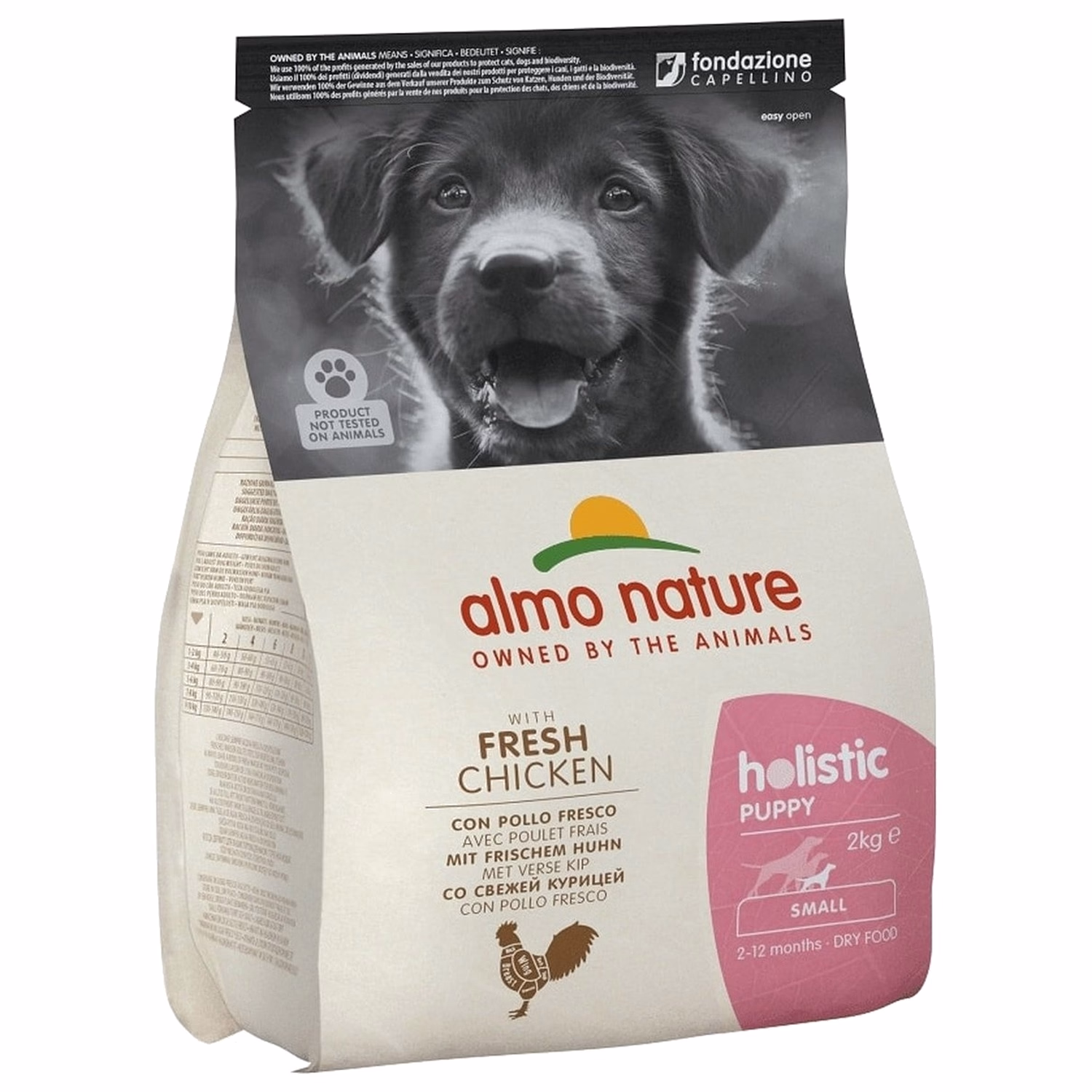 Almo Nature 狗乾糧 - Holistic 細粒 幼犬- 雞肉配方 2kg