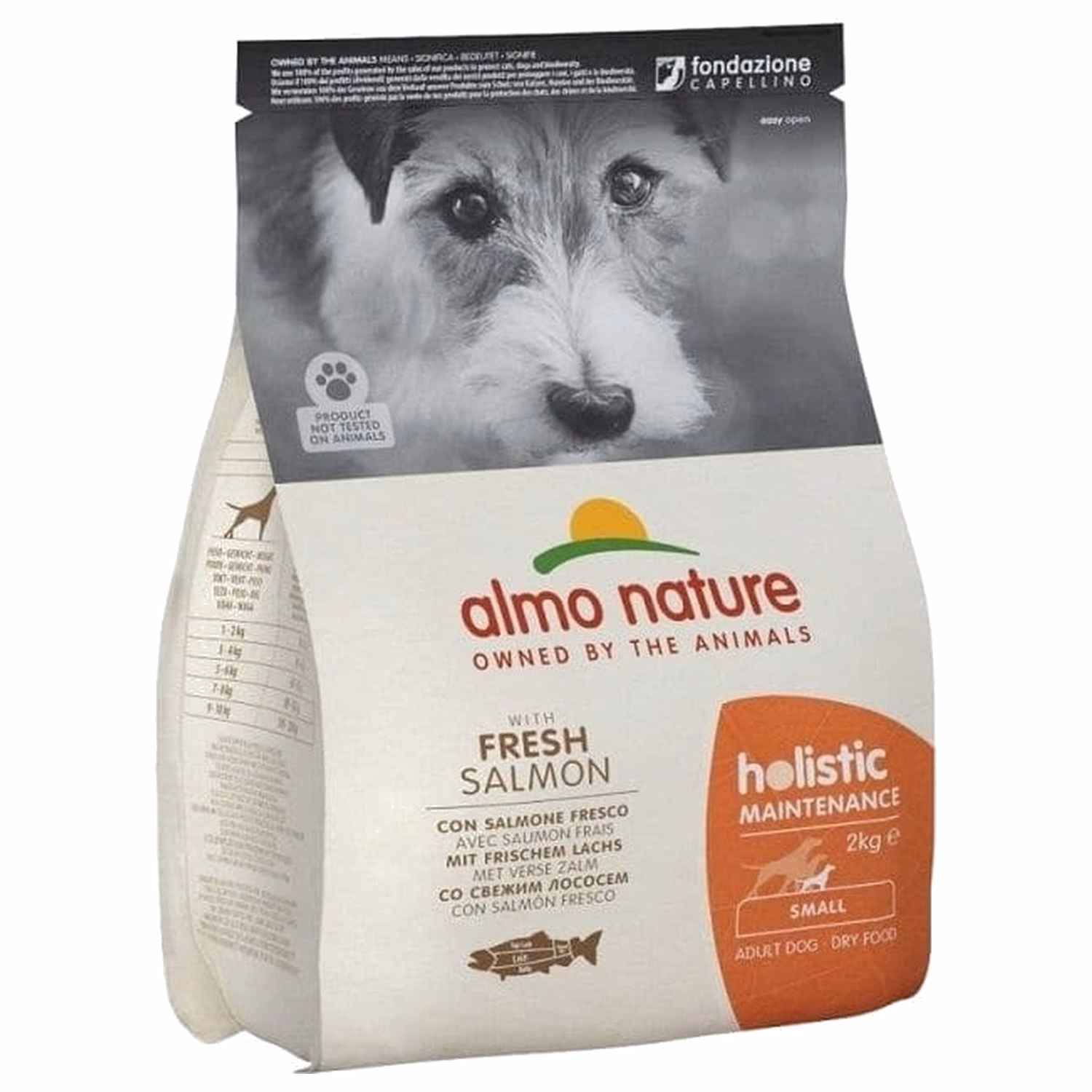 Almo Nature 狗乾糧 - Holistic 細粒 - 三文魚配方 2kg
