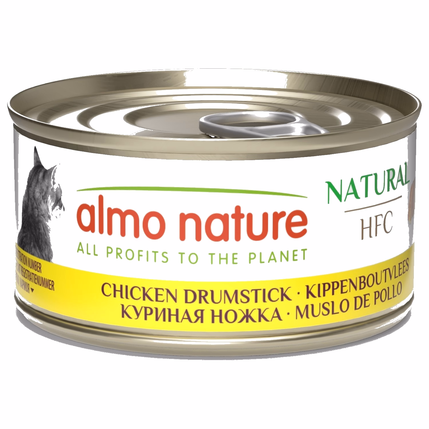 Almo Nature Cat Can - HFC Human Grade - Chicken Drumstick 70g