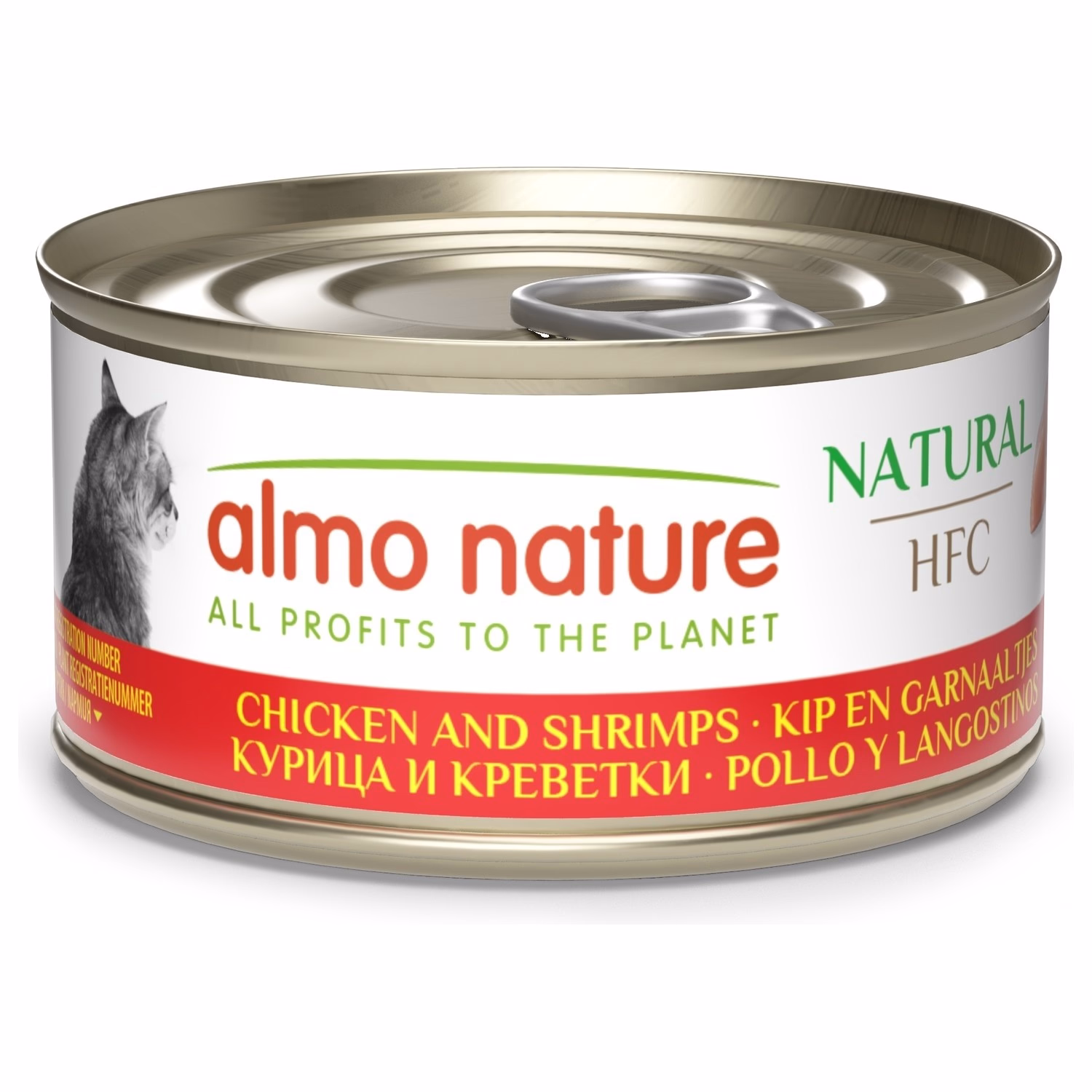 Almo Nature 貓濕糧 - 天然系列 - 雞肉鮮蝦肉