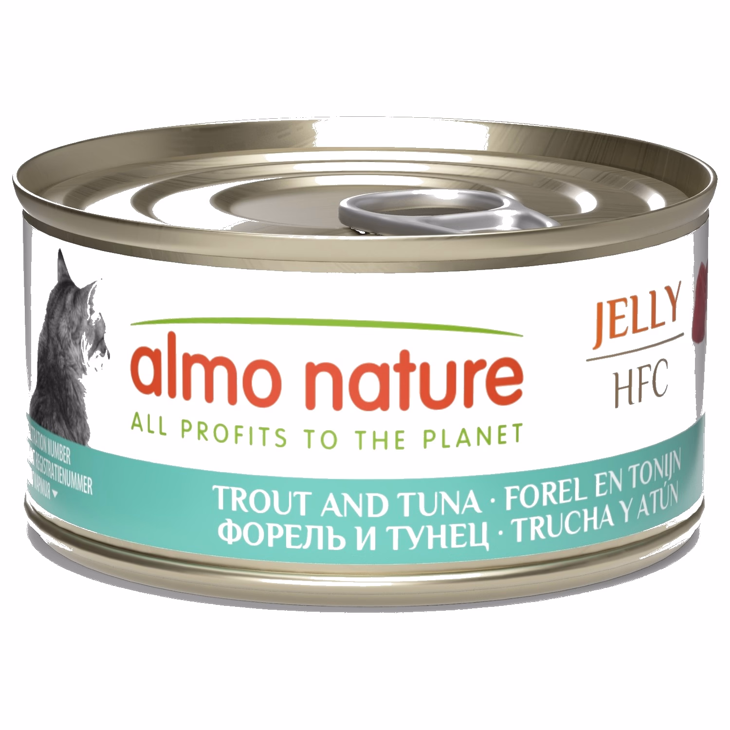 Almo Nature 貓濕糧 - 啫喱系列 - 鱒魚+吞拿魚 70g