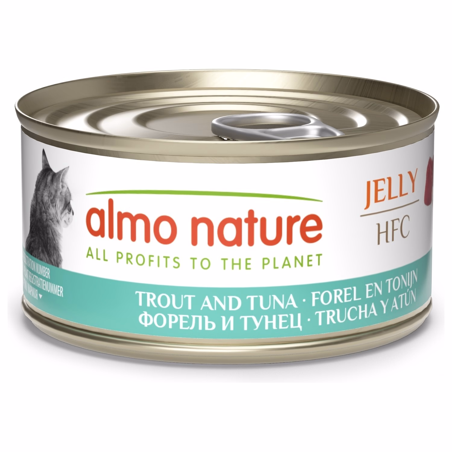 Almo Nature 貓濕糧 - 啫喱系列 - 鱒魚+吞拿魚 70g
