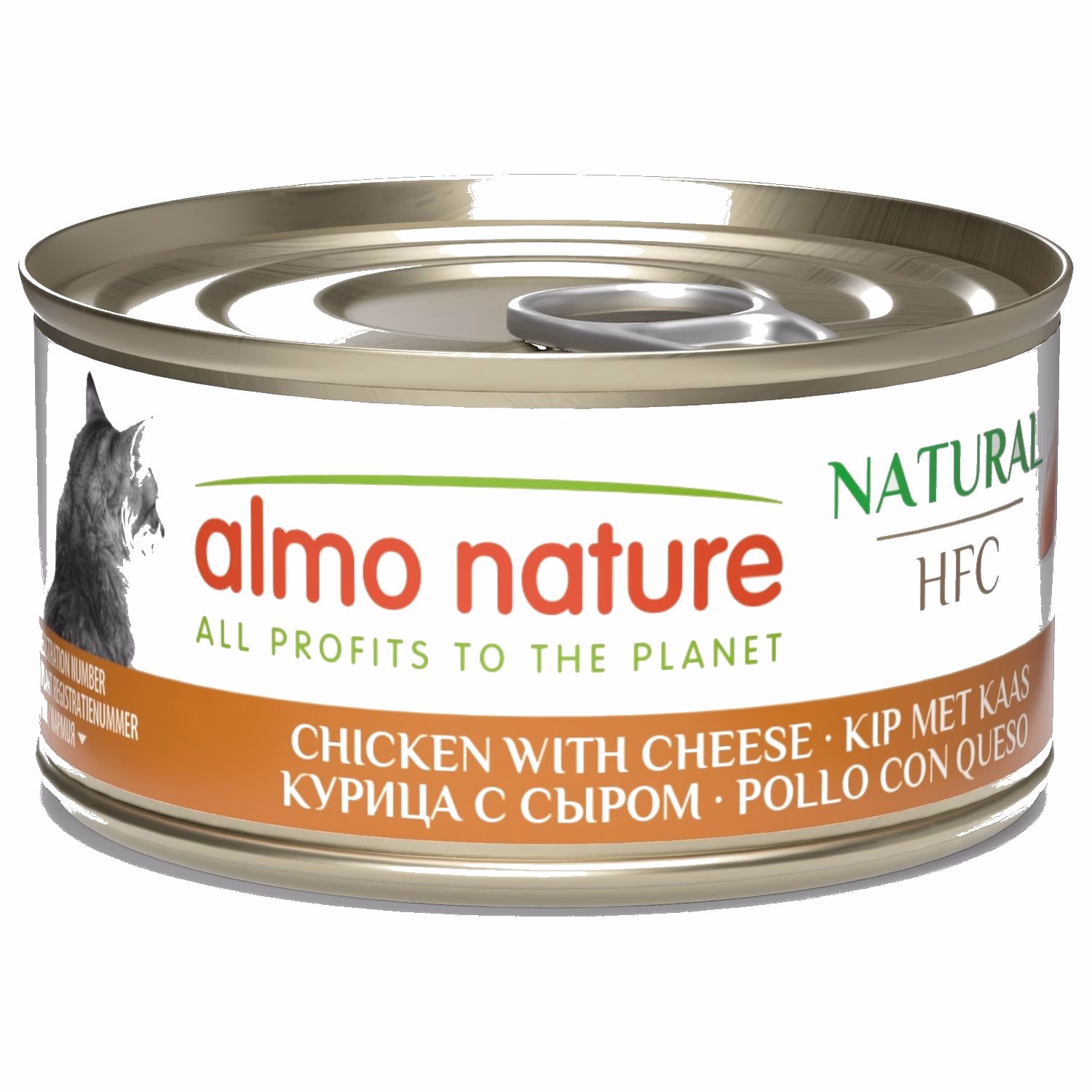 Almo Nature Cat Can - HFC Human Grade - Chicken & Cheese 70g