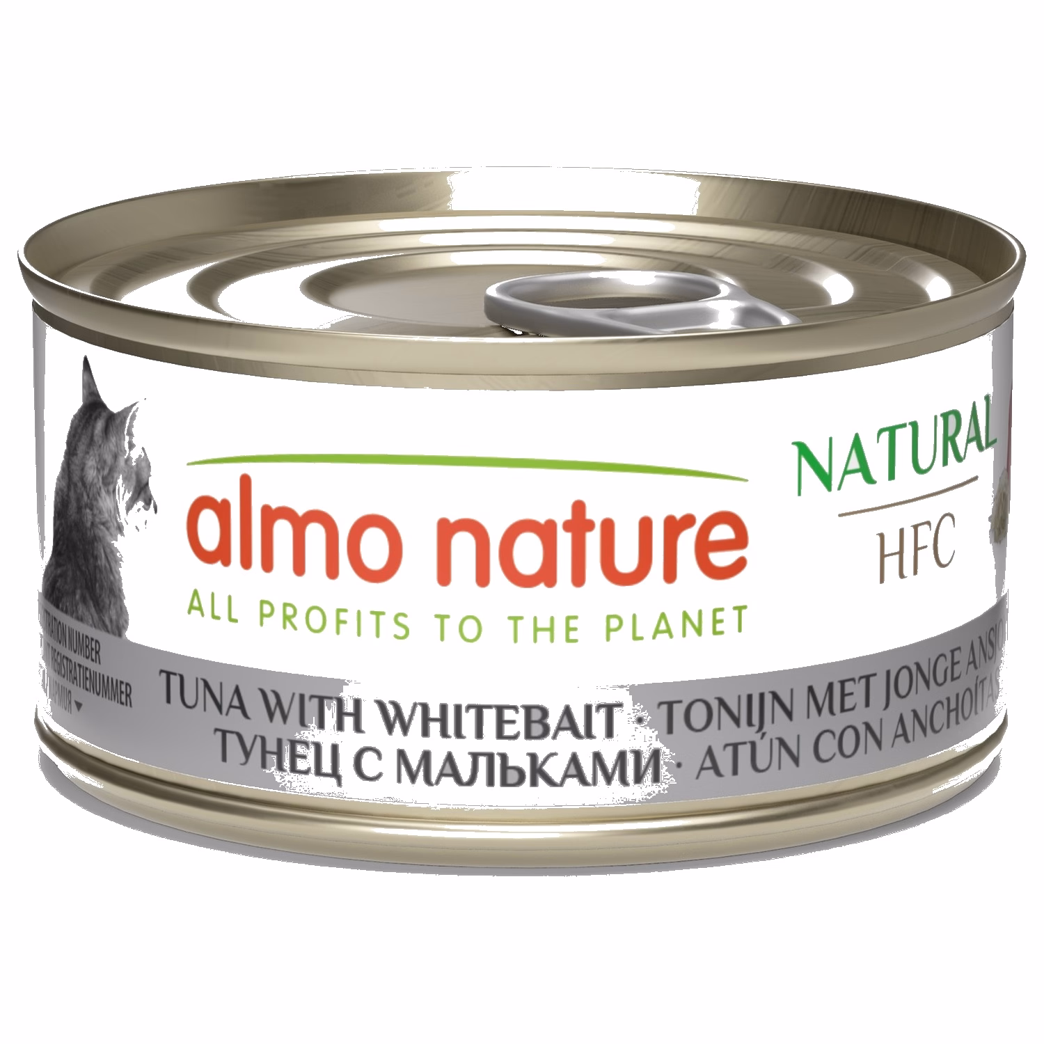 Almo Nature Cat Can - HFC Human Grade - Tuna & Whitebait