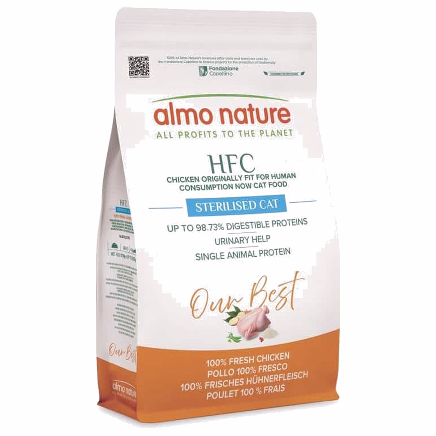 Almo Nature HFC 成貓糧 - 新鮮雞肉 1.2kg