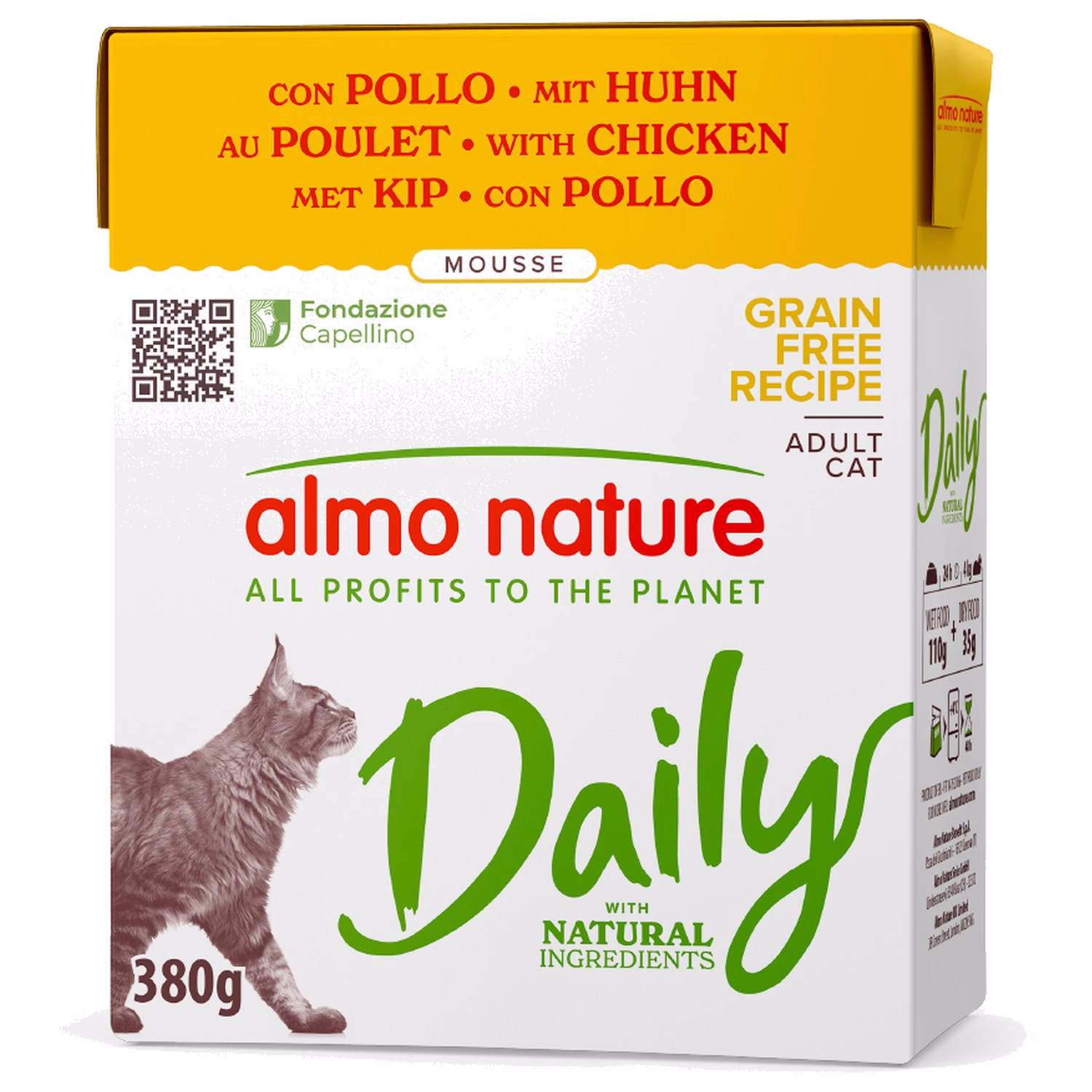 Almo Nature Daily Cat Carton - Chicken 380g