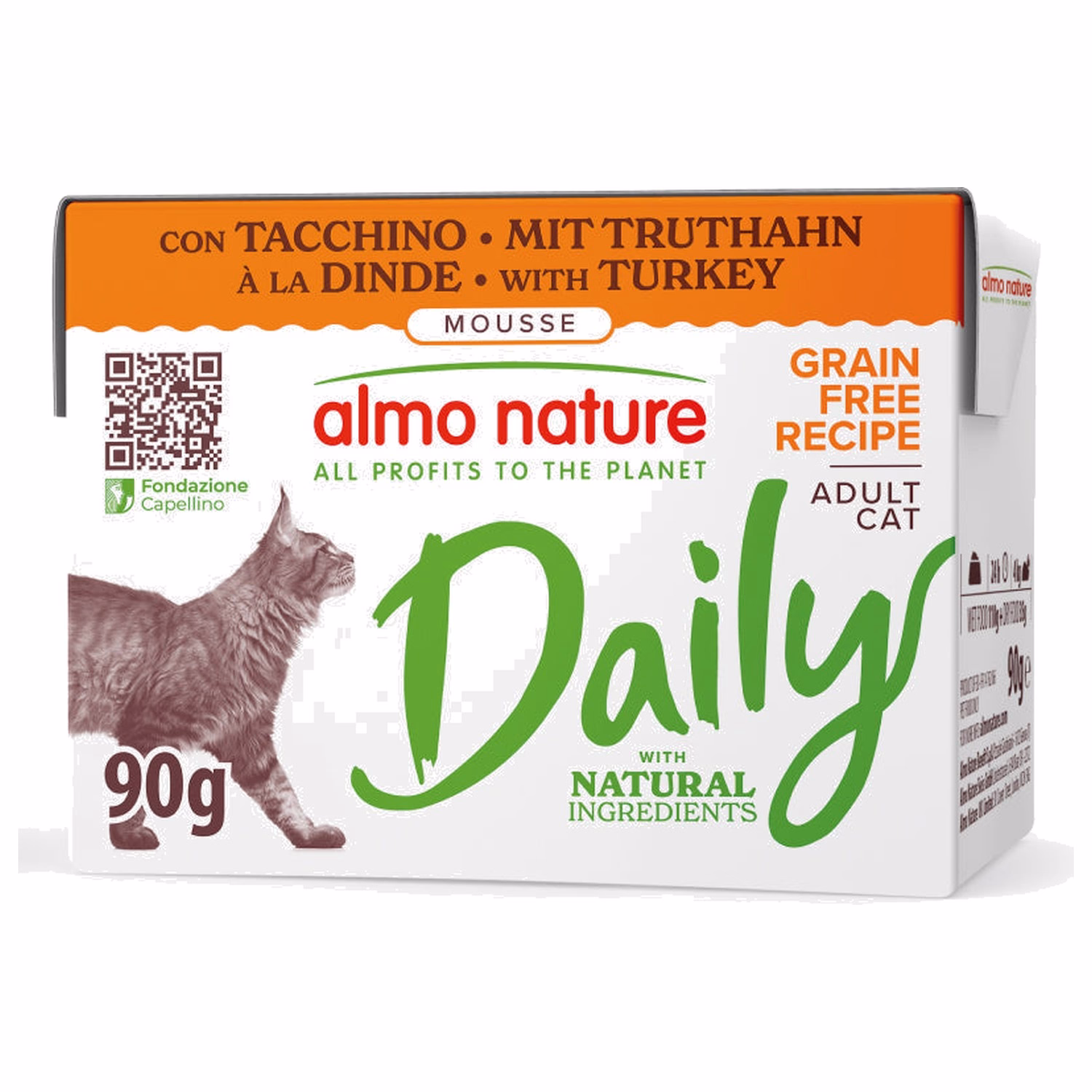 Almo Nature Daily Cat Carton - Turkey 90g
