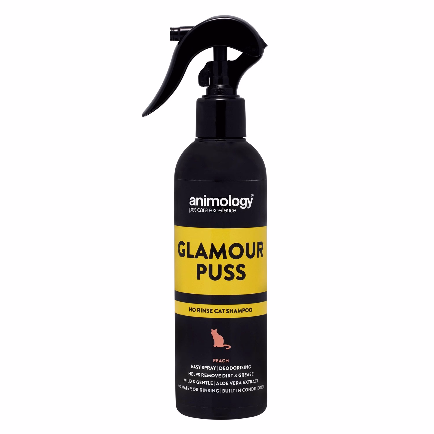 Animology 貓用洗毛液 - Glamour Puss No Rinse 250ml