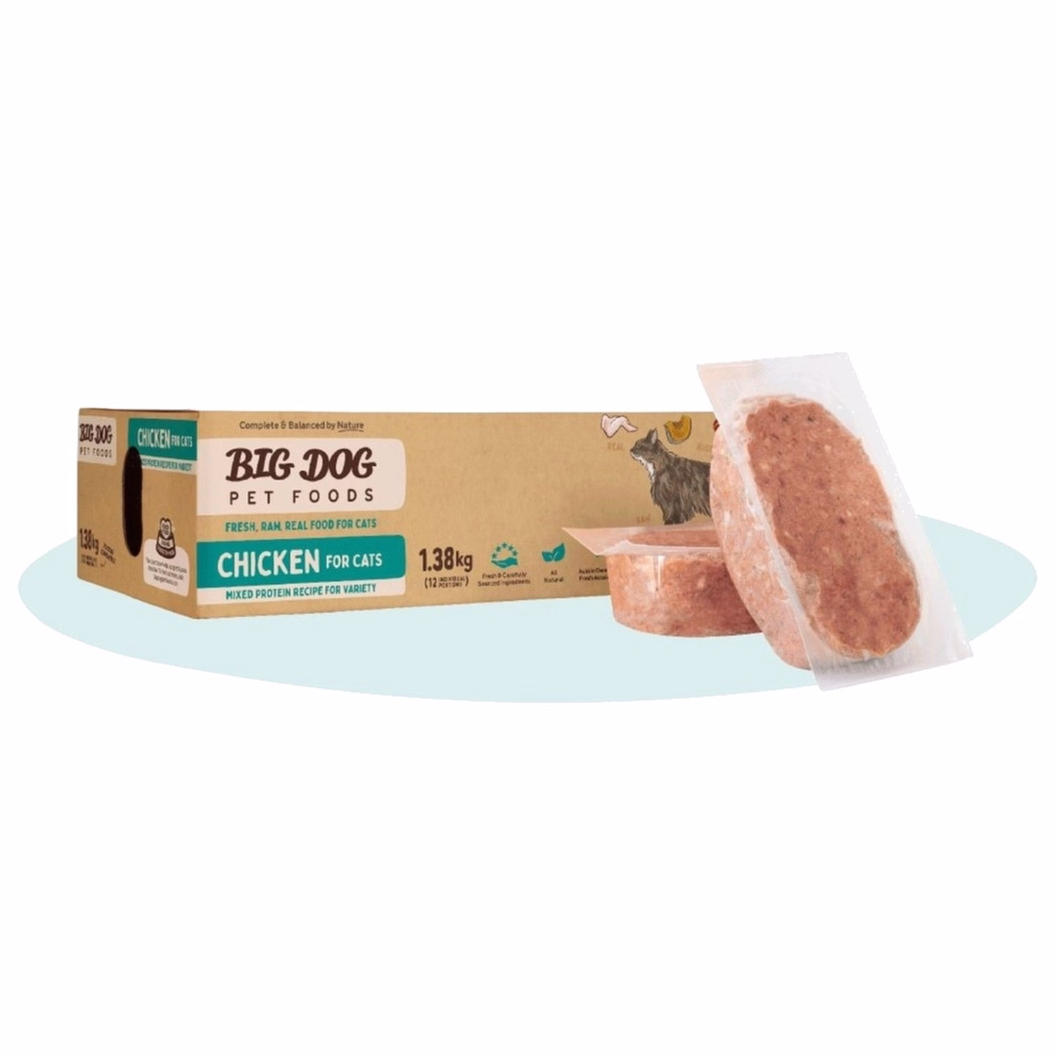 Big Dog 急凍貓糧 - 雞肉配方 1.38kg
