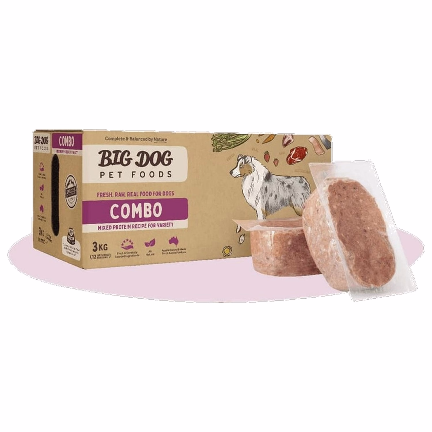 Big Dog 急凍狗糧 - 四寶配方 3kg