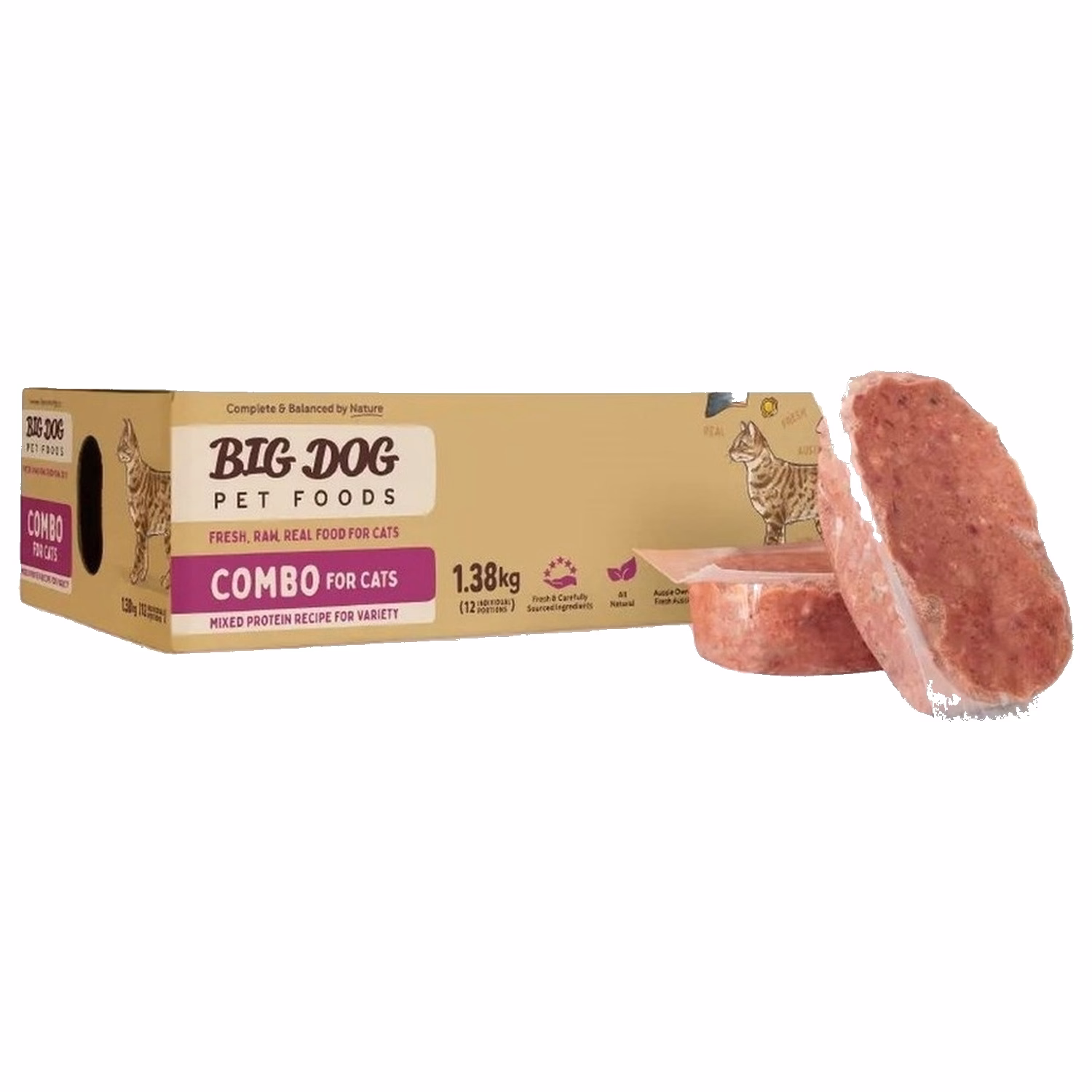 Big Dog 急凍貓糧 - 四寶配方 1.38kg