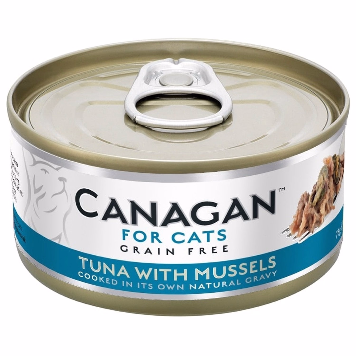 Canagan (原之選) 天然無穀物貓糧罐頭 - 吞拿魚伴青口 75g