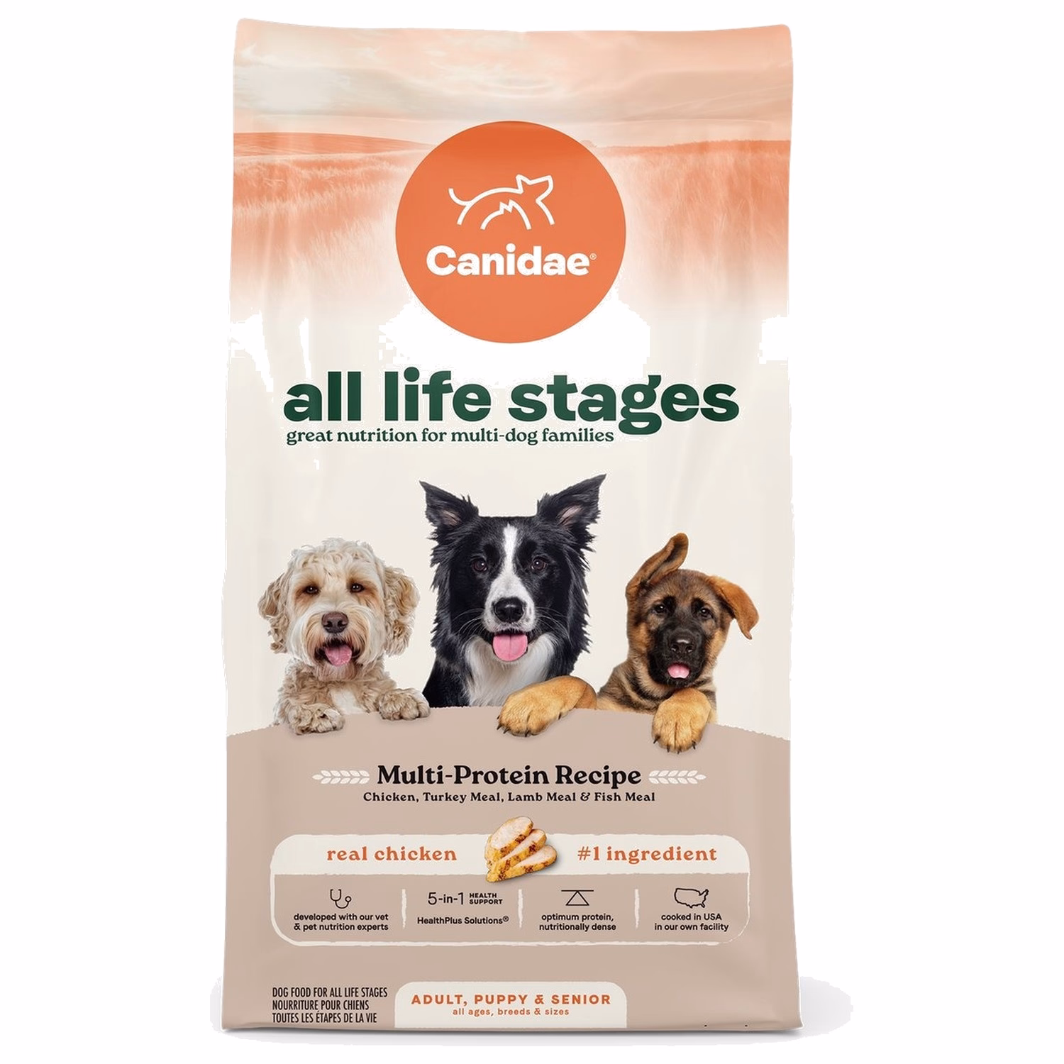 Canidae 美國咖比狗乾糧 - 全年齡 - 全面護理(雞火雞羊)配方