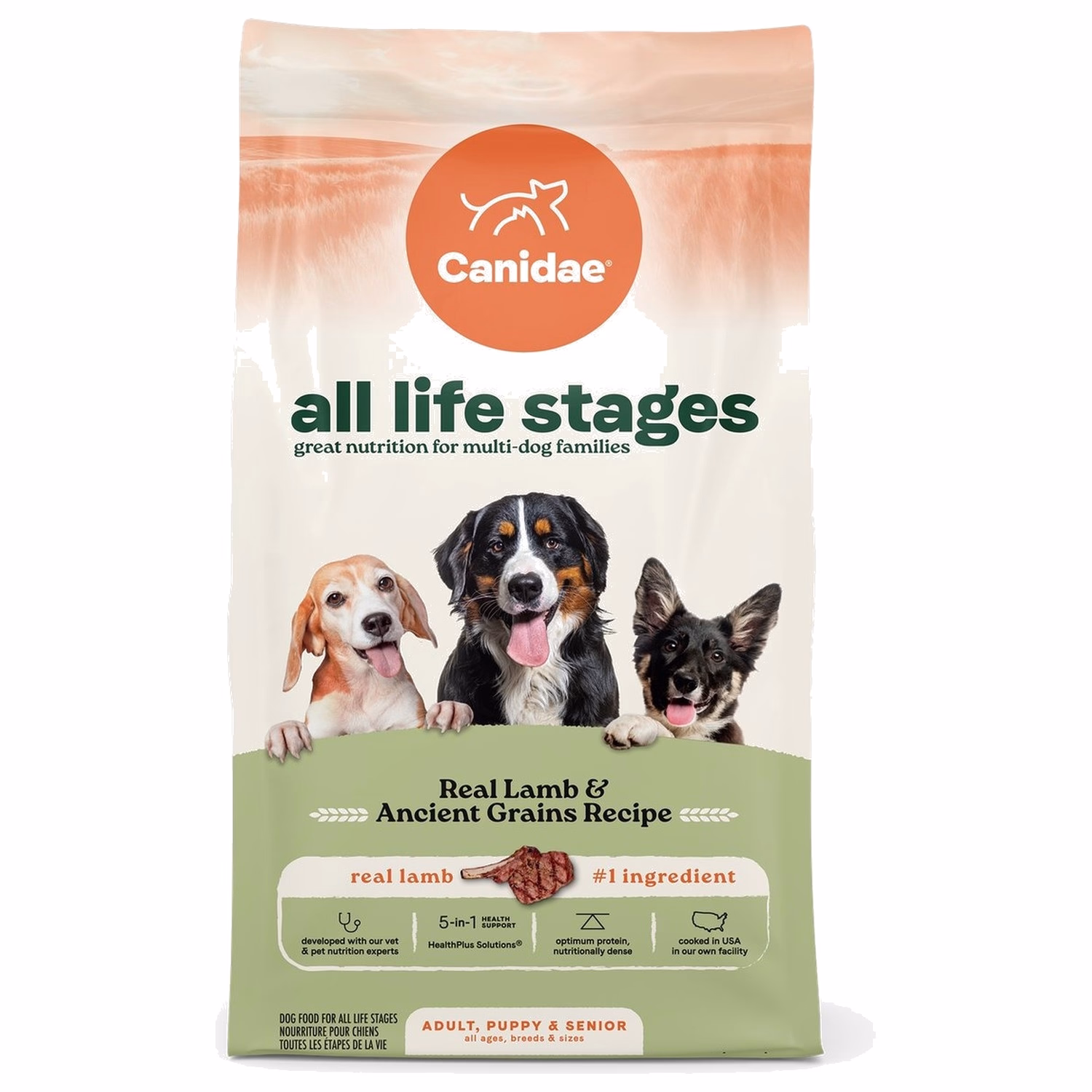 Canidae 美國咖比狗乾糧 - 全年齡 - 羊肉紅米配方