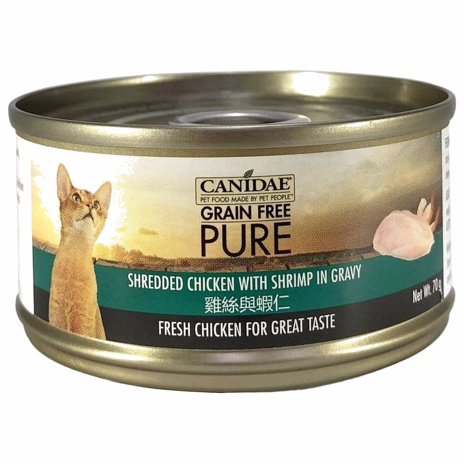 Canidae 咖比貓罐頭 - 雞絲與蝦仁 70g