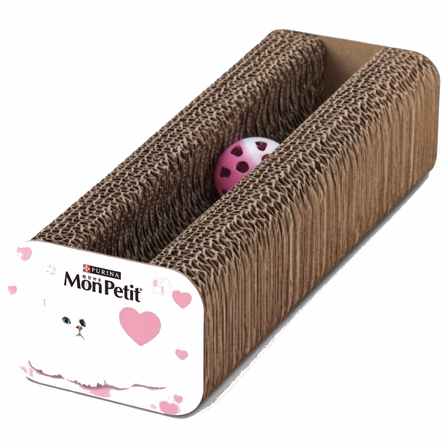 Purina Mon Petit 貓咪療癒抓抓玩具(附滾動球)(長25 x 寬9 x 高7cm)
