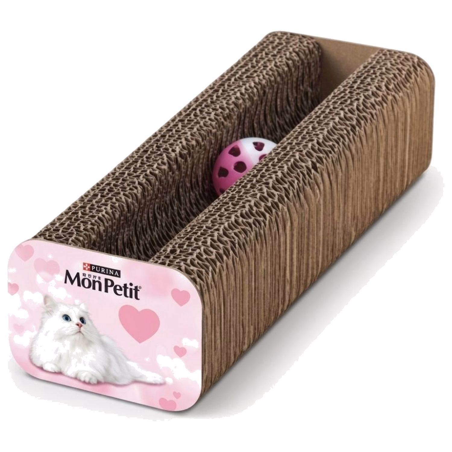 Purina Mon Petit 貓咪療癒抓抓玩具(附滾動球)(長25 x 寬9 x 高7cm)