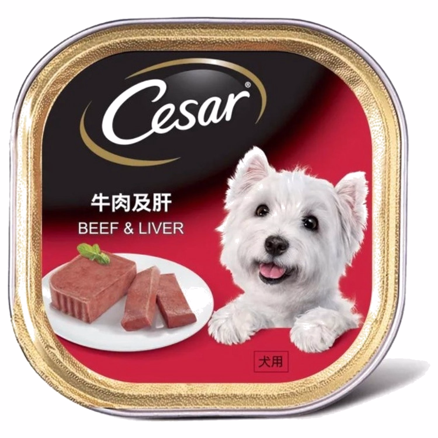 Cesar西莎狗濕糧 - 純鮮肉系列 - 牛肉及肝 100g
