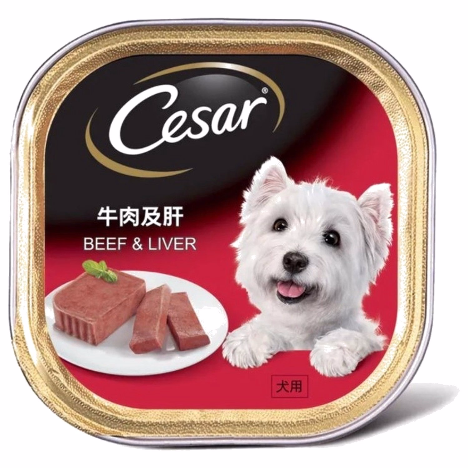 Cesar西莎狗濕糧 - 純鮮肉系列 - 牛肉及肝 100g