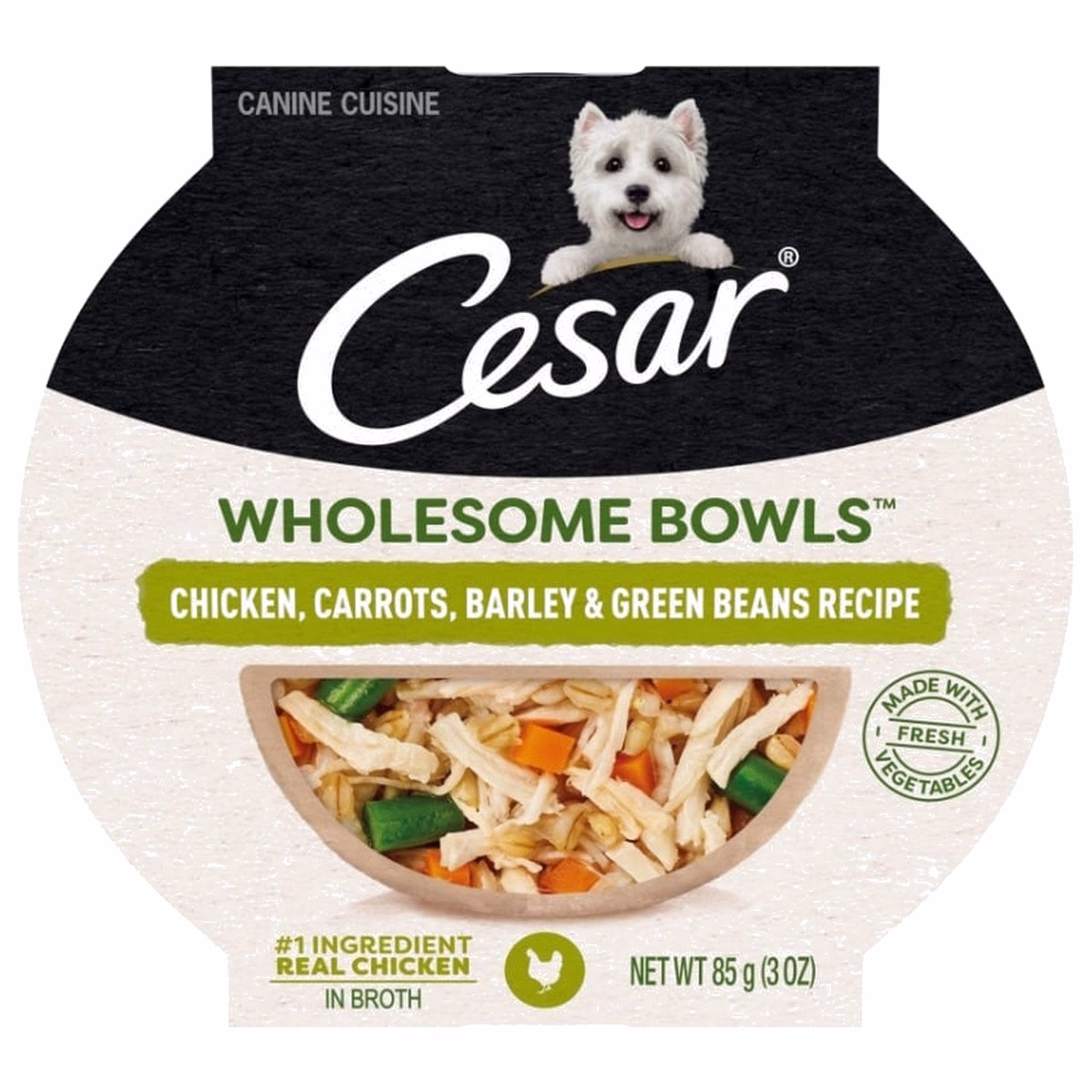Cesar Dog Wet Food - Wholesome Bowls - Chicken 85g