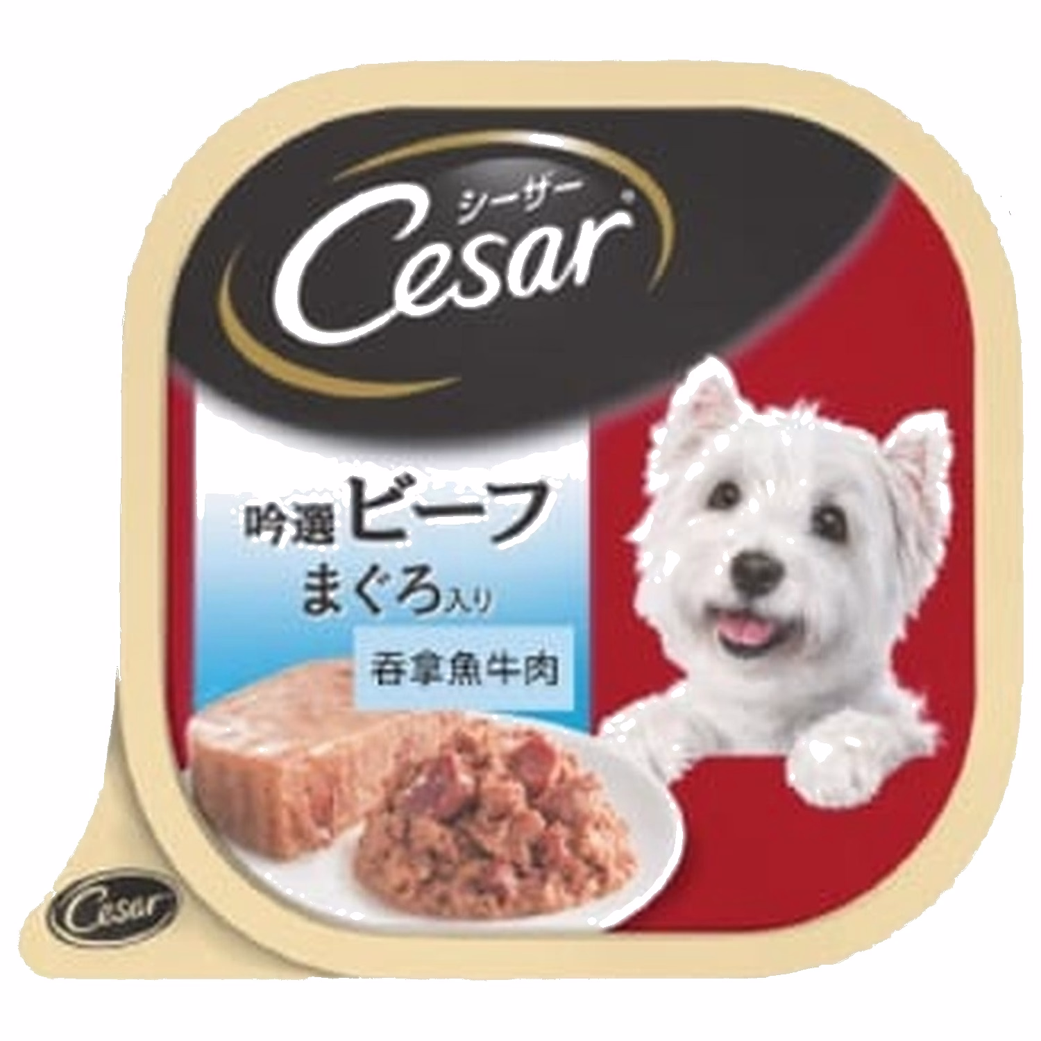 Cesar西莎狗濕糧 - 料理系列 - 吞拿魚牛肉 100g