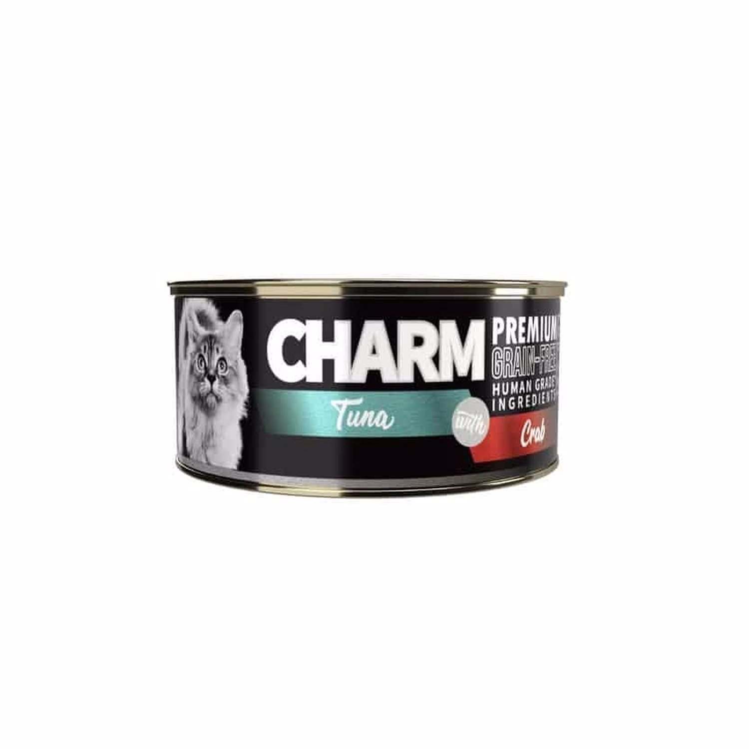 CHARM 無穀物貓濕糧 - 濃湯吞拿魚伴蟹肉 80g