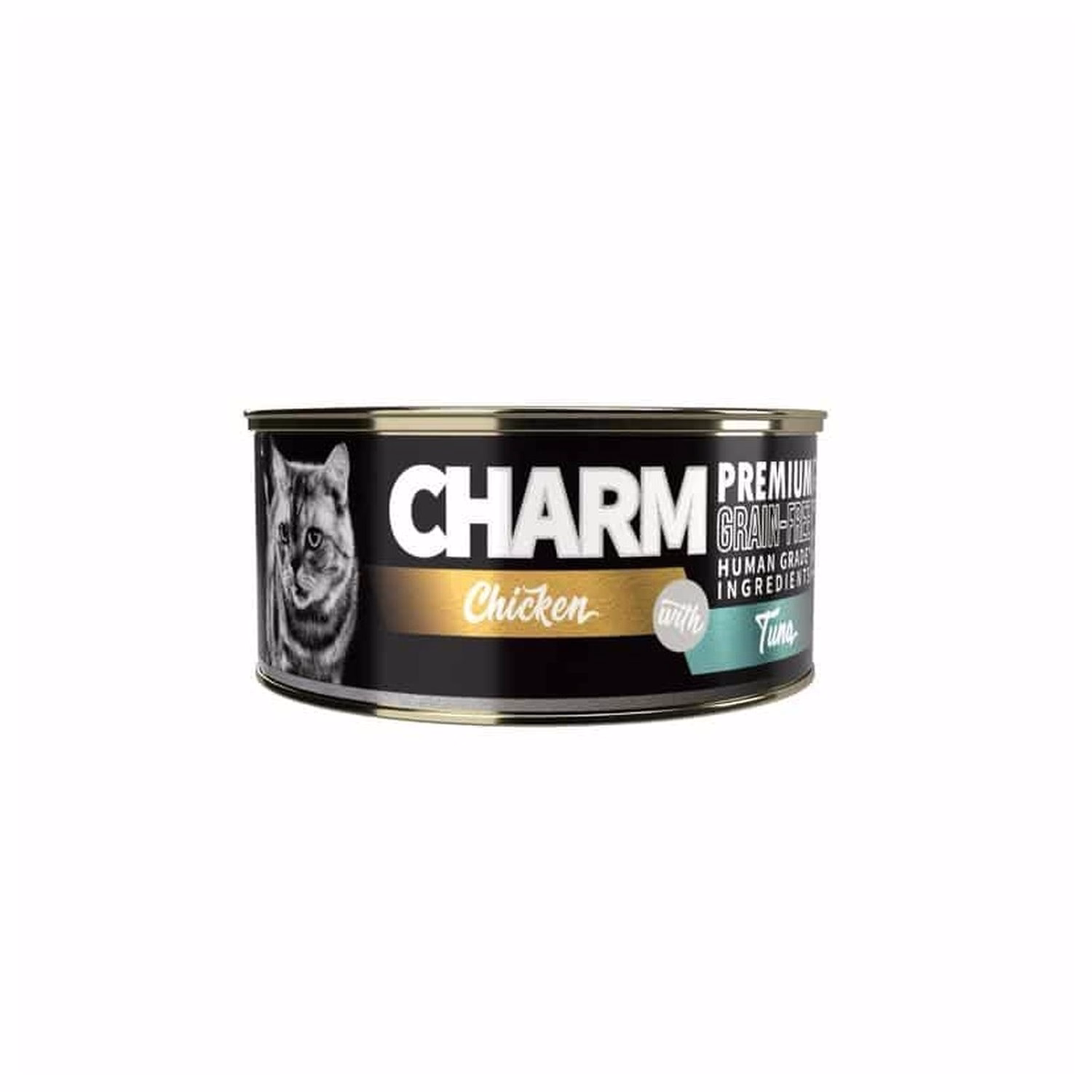 CHARM 無穀物貓濕糧 - 濃湯雞肉伴吞拿魚 80g